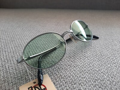 Jean Paul Gaultier JPG OVAL Vintage Sunglasses 58-6107 Silver Mint