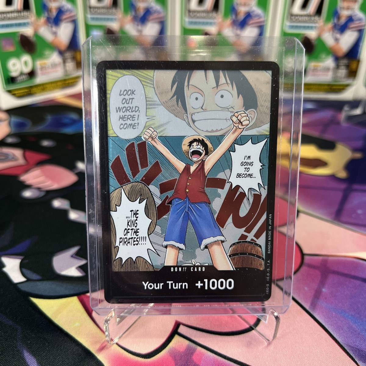 ONE PIECE CARD GAME ドン!!カード +1000 ONE PIECE Card Game Don Card!! (Luffy) Your Turn +1000
