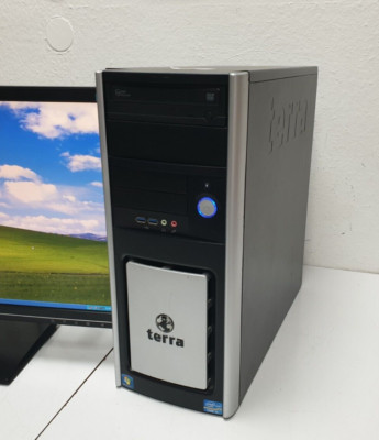 TERRA ASUS Windows XP Gamer PC 4GB i5 4x 3,30GHz 500GB DVD HDMI DVI Computer