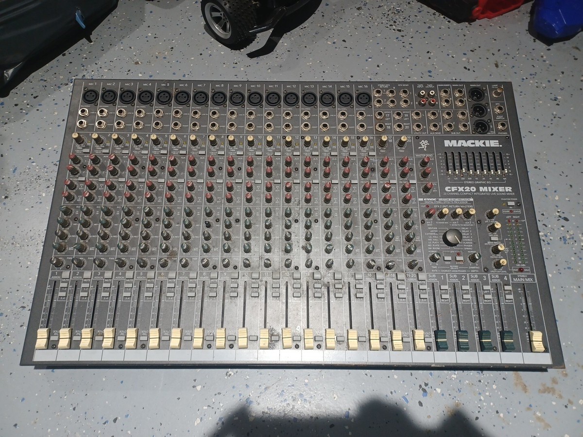 Mackie CFX20 MIXER 20 CHANNEL MIXER - | eBay Mackie CFX20 MIXER 20 CHANNEL MIXER - | eBay