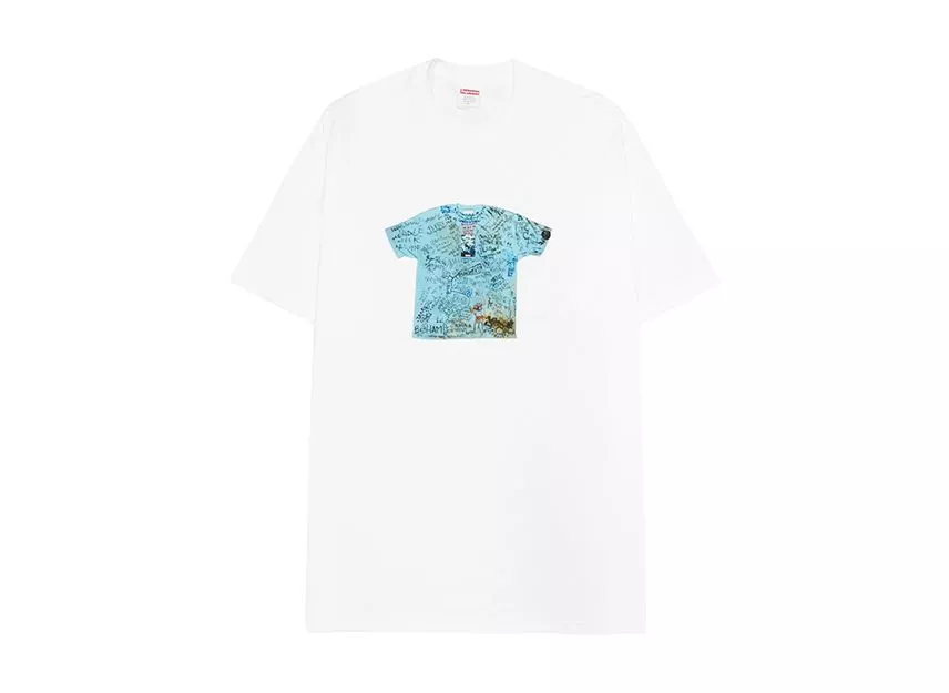 Tee shirt blanc premier anniversaire Supreme 30ème