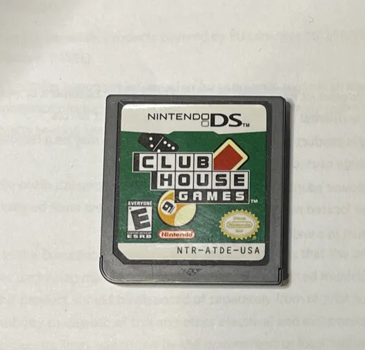 Club House Games - Nintendo DS, Video Games