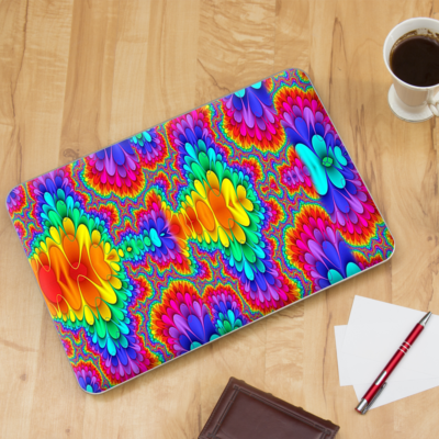 Skin Vinyl Itsaskin Pour Ordinateur Portable 15 Pouces, Motif Trippy Color Swirl