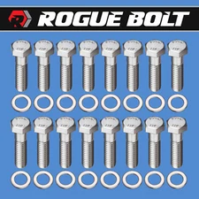 BBC INTAKE MANIFOLD BOLTS 1 1/2" HEX STAINLESS STEEL KIT 396 454 BIG BLOCK CHEVY