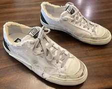 Golden Goose White Penstar Super Star Size 40 Tried On Once! 🇮🇹