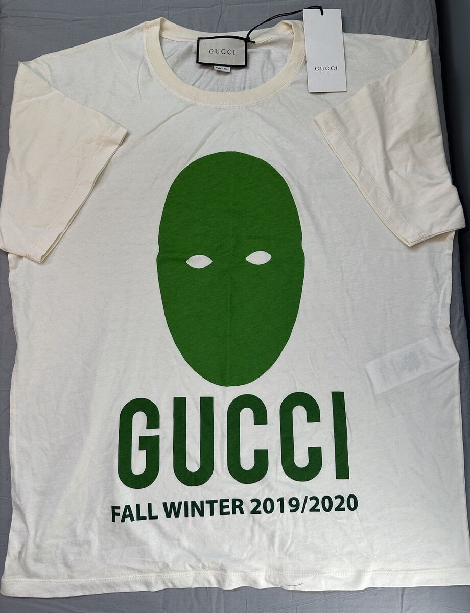 Gucci Fall Winter 2019/2020 Cotton Jersey Yellow T-Shirt Gucci Fall Winter 2019/2020 Cotton Jersey Yellow T-Shirt