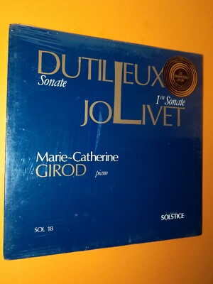 TOURS Dutilleux /Jolivet, Marie-Catherine Girod    Sonate / Ière Sonate/NEU/R033