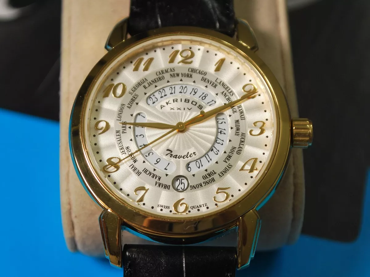 Akribos xxiv gold watch hot sale