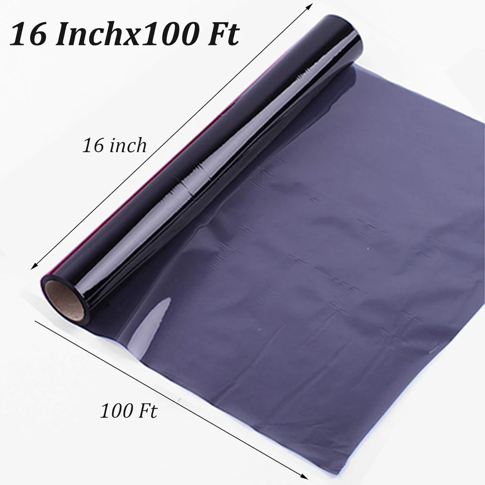 Black Cellophane Wrap Roll, Translucent Black Cellophane Wrapping Paper, 16 Inch - Image 2 of 4