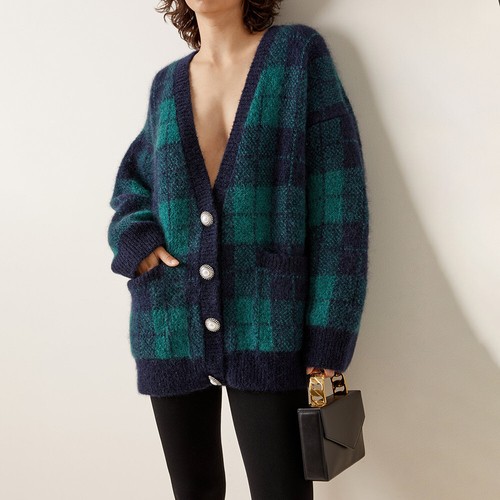 Alessandra Rich Oversized Brushed 