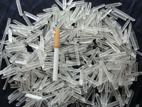 50g Lot Tibet Natural Clear Quartz Crystal Points Terminated Wand Specimen - Picture 6 of 7