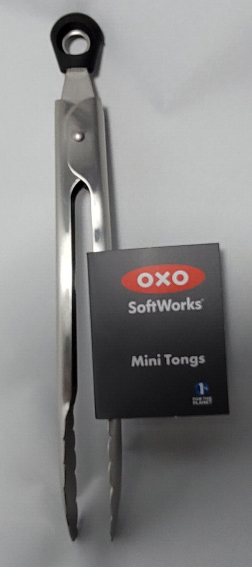 NEW OXO SoftWorks Mini Tongs Falak Tayyeb Platinum Government