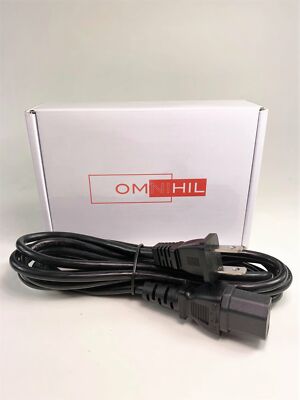 [UL Listed] OMNIHIL 8 Feet Long AC/DC Power Cord Compatible with MARANTZ HD-DAC1