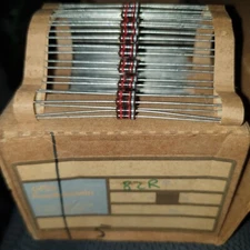 50pcs ROE SK2 VINTAGE 82R 5% CARBON RESISTORS MARSHALL AMP EQUAL PIHER QUALITY!
