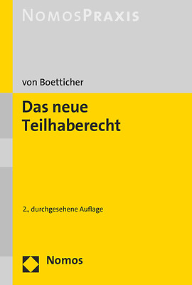 Thumbnail - Arne Von Boetticher / Das Neue Teilhaberecht