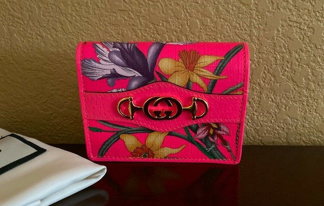 gucci flora card case