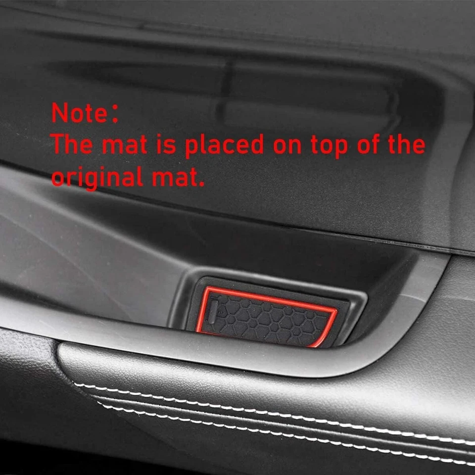 Alfombrillas antipolvo Auovo para Chevrolet Camaro 2010-2015 accesorios de consola central Foto 4 de 4