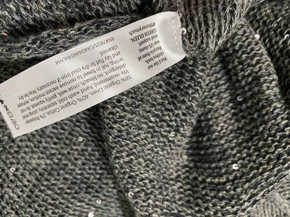 Eileen fisher linen cotton sweater sale