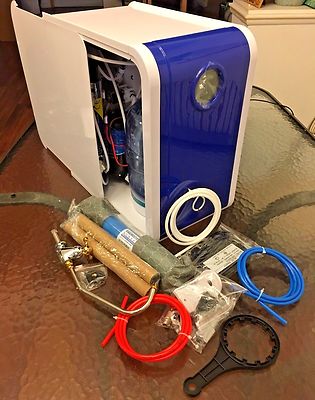 W01A 6 Stage Drinking Water Filter: Reverse Osmosis(RO) + UV + Booster Pump +TDS