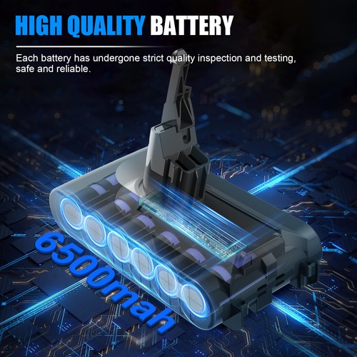 9500 mAh per batteria Dyson V6 V7 V8 V10 SV10 Animal Absolute aspirapolvere 6 Ah/filtro - Foto 37 di 39