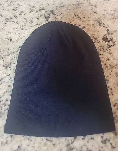 Big Accessories Slouch Beanie Dark Blue. - Picture 2 of 2
