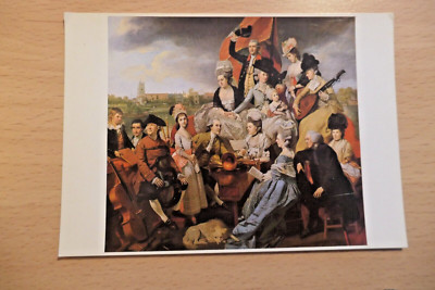 Postkarte - Johan Zoffany, ''Die scharfe Familie''. Neu.