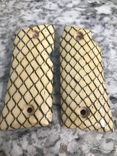Colt Mustang pistol grips wrapped in Cobra snakeskin