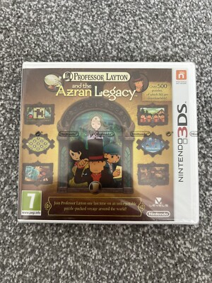 Professor Layton And The Azran Legacy Nintendo 3DS Spiel Neu Selten First Print