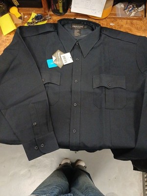 Frontline Call Of Duty Black Uniform Shirt 18.5 34