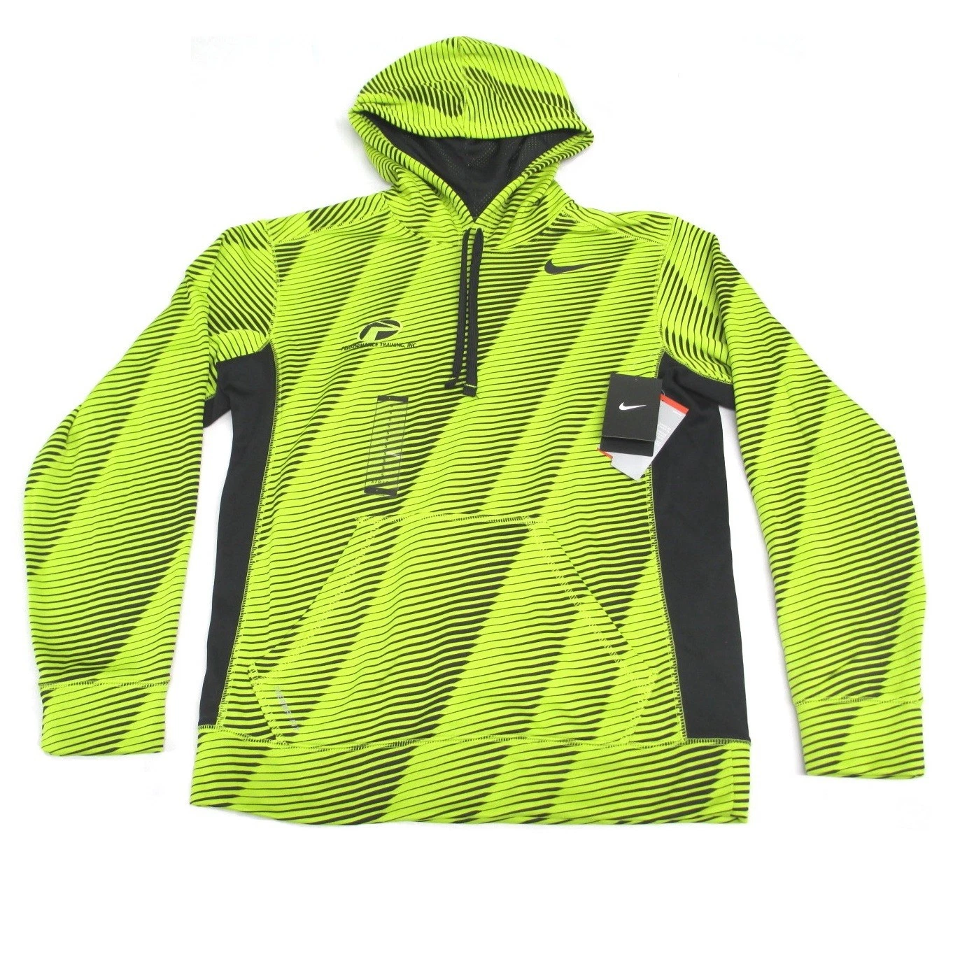 NIKE THERMA-FIT Men's Training Hoodie Pullover Volt Green Black S Sweatshirt
Opens in a new window o