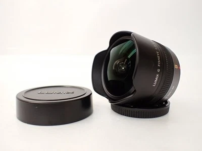 Objectif PANASONIC LUMIX G 8mm F3.5 FISHEYE H-F008 Livraison rapide - Photo 1/4