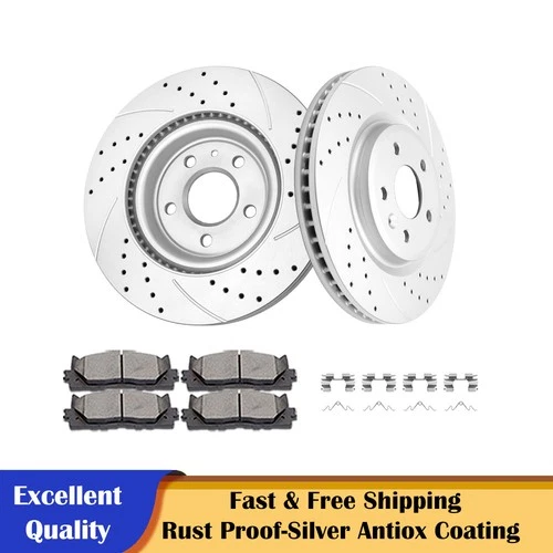 Front Discs Brake Rotors Brakes Pads Kits Fit for 2011 2012-2019 Ford Explorer