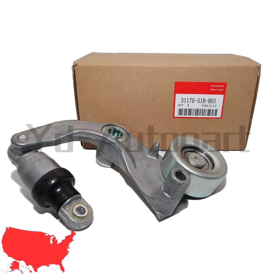 OEM NEW Belt Tensioner Assembly 31170-R0A-025 For 2013-2015 Acura ILX 2.0L Foto 4 de 4