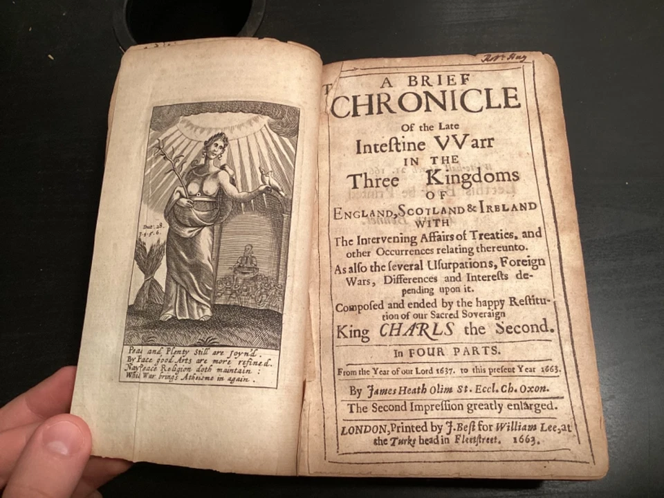 1663 A Brief Chronicle Of The Late Intestine War In The Three Kingdoms - Image 4 of 4