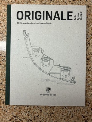 PORSCHE OFFICIAL CLASSIC PARTS BOOK BROCHURE #6 2020 USA EDITION; See Pictures!