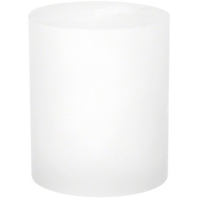 Plymor Frosted Acrylic Solid Cylinder Round Display Riser, 3'' H x 2.5'' W
