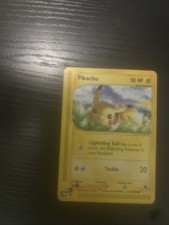 Pokemon TCG Expedition Base Pikachu Card 124/165 Lightly Played