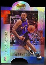 1998-99 Bowman's Best Fusion Refractor Juwan Howard Jayson Williams 023/100 MI13