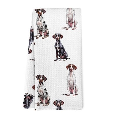 German Shorthaired Pointer Dog Kitchen Towels Gifts Dish Tea Towels 16x24 In