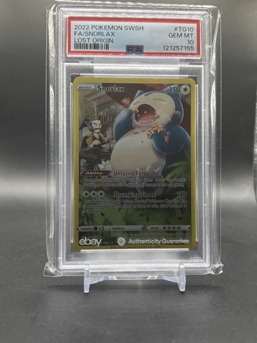 Snorlax TG10/TG30 PSA 10 2022 Lost Origin Full Art