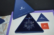 Swarovski Christmas Ornament 2002  wITH / Box & Certificate -NEW-