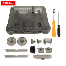Replacement Shell Case for N64 Nintendo 64 Console Transparent Plastic