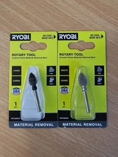 TWO (2) RYOBI - Rotary Flame Material Removal Burr - COARSE & SMOOTH