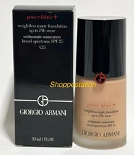 Giorgio Armani Power Fabric + Weightless Matte Foundation SPF25 Shade 4.25