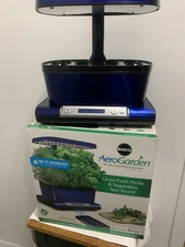 Miracle Gro AeroGarden Harvest 6 Pod Hydroponic Home System LED WI-FI In Box !