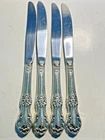 International Silver Wild Rose Sterling Knives 9 1/4” Set Lot of 4 71 grams