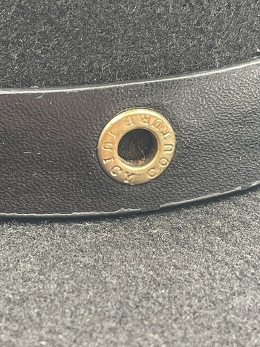 Vintage Juicy Couture Wide Brim Cowgirl Felt Hat Black & Gold Women’s One Size - Picture 4 of 10