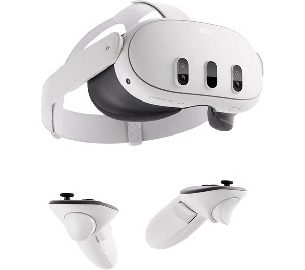 Meta Quest 3 128GB Mixed Reality Headset and Controllers -UK Vat Inc - M2388