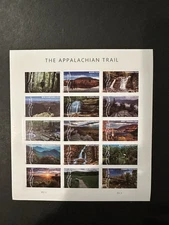 US STAMP SCOTT 5960 a-o “The Appalachian Trail” Sheet