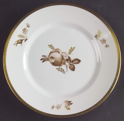 Royal Copenhagen Brown Rose Bread & Butter Plate 6999832